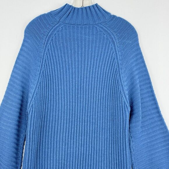 Women’s Knitted Dress Ladies Turtleneck Long Sleeve Mini Sweater Dress Size M/L - Picture 10 of 16
